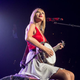 Taylor Swift at the original Red tour in Los Angeles in 2012